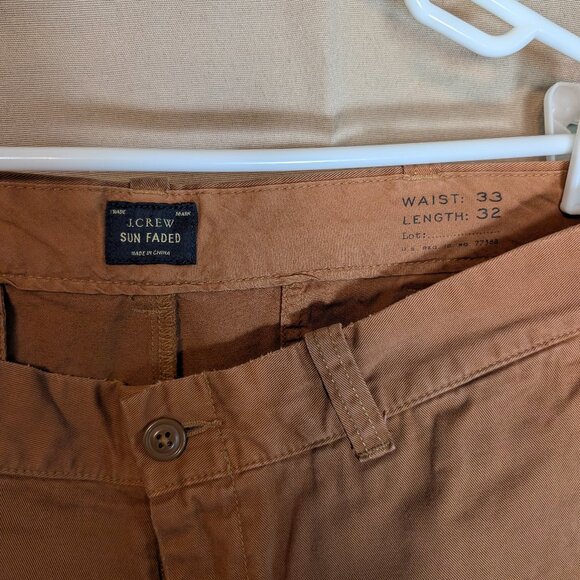 J Crew Sun-Faded Chino 33x29 - Picture 2 of 5